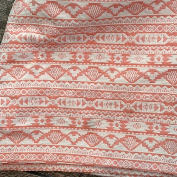 Peach & Cream Tribal Striped Shorts - Picture 8 of 8